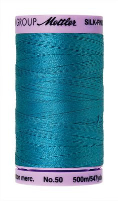 SILK-FINISH: 50wt Cotton 500m-Caribbean Blue 1394