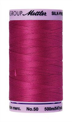 SILK-FINISH: 50wt Cotton 500m-Peony 1417