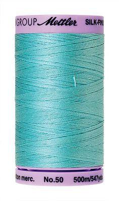Mettler Silk Finish Cotton 50wt 500m - BLUE CURACAO