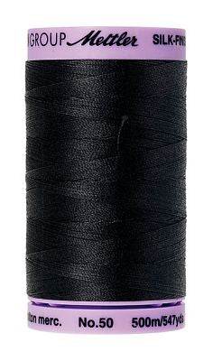 SILK-FINISH: 50wt Cotton 500m-Black 4000