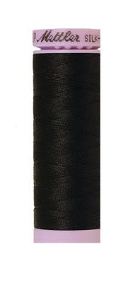 SILK-FINISH: Cotton 50wt 150m-Black 4000