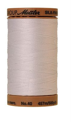 Silk Finish Cotton 500 Yards - White