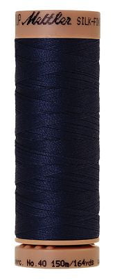 SILK-FINISH: 40wt Cotton 164yds-Navy 0825
