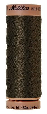 SILK-FINISH: 40wt Cotton 164yds-Olive 1043