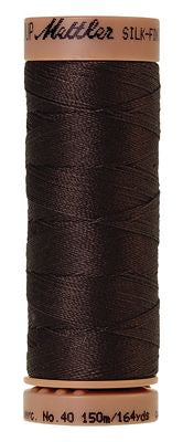 SILK-FINISH: 40wt Cotton 164yds-Black Peppercorn 1382