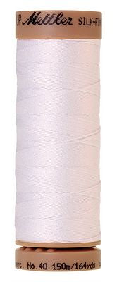 SILK-FINISH: 40wt Cotton 164yds-White 2000