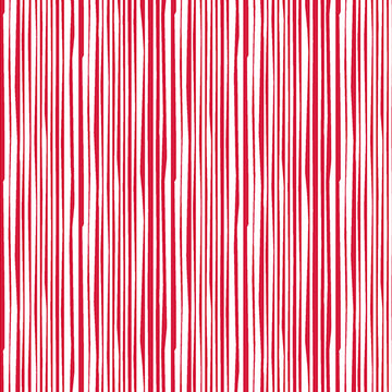 Christa Quilts: Electric Stripe- Red and White (1/4 Yard)