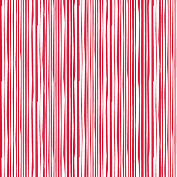 Electric Stripe- Red and White (1/4 Yard)