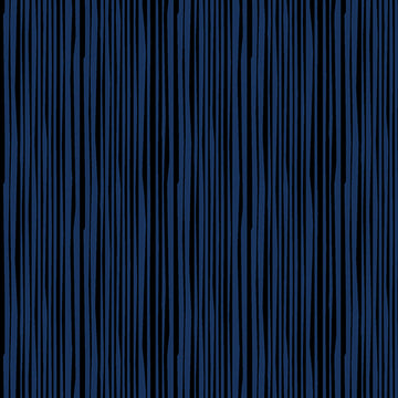 Christa Quilts: Electric Stripe- Navy and Black (1/4 Yard)