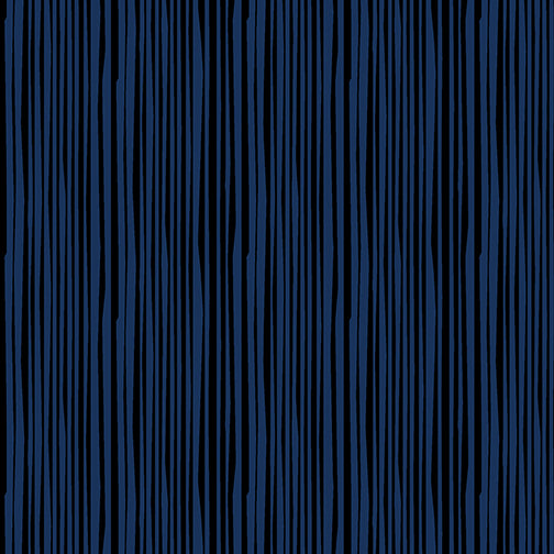 Electric Stripe- Navy and Black (1/4 Yard)