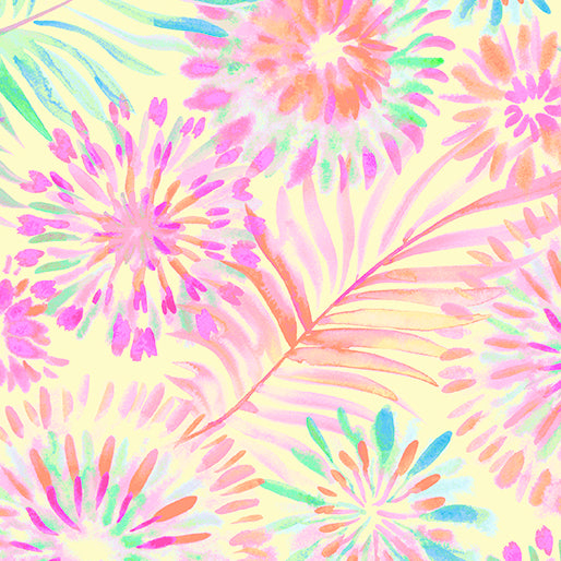 Tropical Fusion Floral (1/4 Yard)