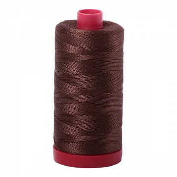 Aurifil: 12wt Cotton-Medium Bark 1285