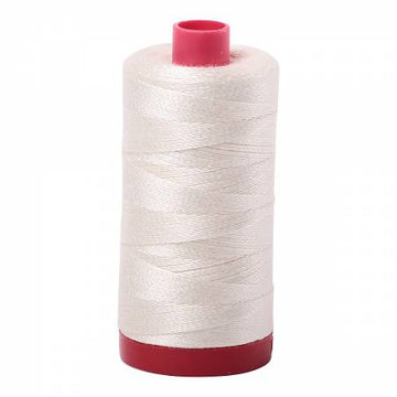 Aurifil: 12wt Cotton-Chalk 2026