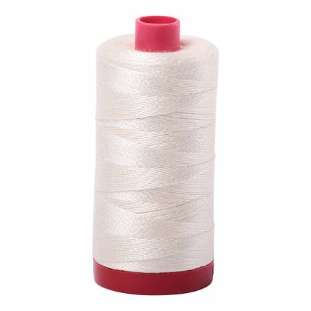 Aurifil: 12wt Cotton-Chalk 2026