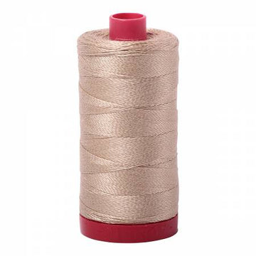 Aurifil: 12wt Cotton-Sand 2326