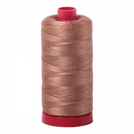 Aurifil: 12wt Cotton-Cafe Au Lait 2340