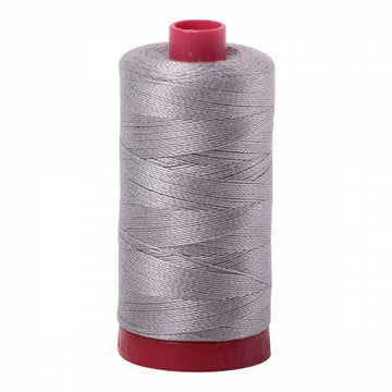 Aurifil: 12wt Cotton-Stainless Steel 2620