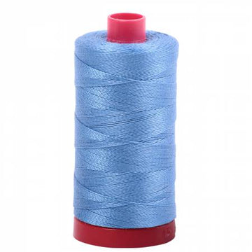 Aurifil: 12wt Cotton-Light Wedgewood 2725