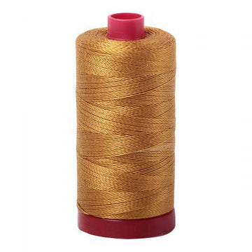 Aurifil: 12wt Cotton-Brass 2975