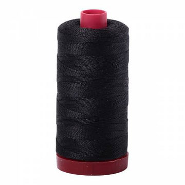 Aurifil: 12wt Cotton-Very Dark Grey 4241
