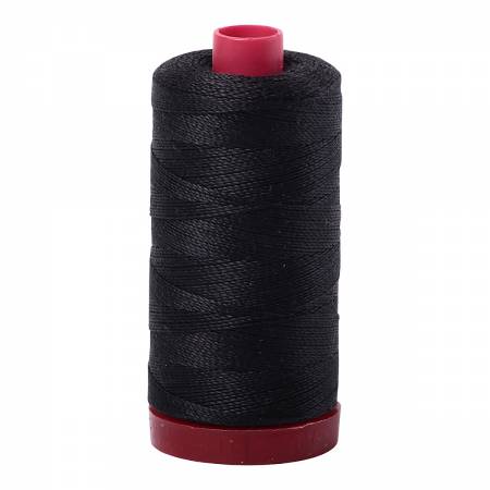 Aurifil: 12wt Cotton-Very Dark Grey 4241