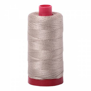 Aurifil: 12wt Cotton-Rope Beige 5011