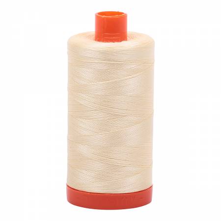 Aurifil: 50wt Cotton-Light Lemon 2110