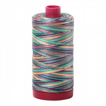 Aurifil Cotton 12wt Marrakesh (Variegated)-3817