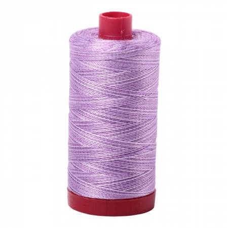 Aurifil: 12wt Cotton-Variegated French Lilac 3840