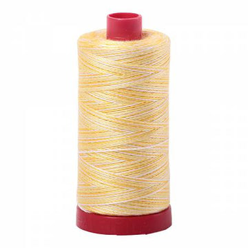 Aurifil: 12wt Cotton-Lemon Ice 3910
