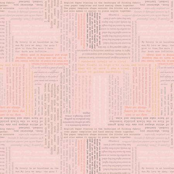 Bookworm: Parchment Text (1/4 Yard)