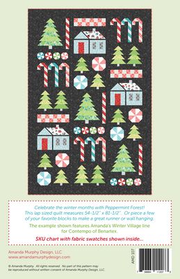 Amanda Murphy: PEPPERMINT FOREST Quilt Kit