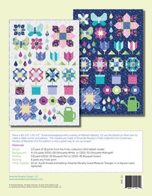 Amanda Murphy: GARDEN PARTY LIGHT Quilt Kit