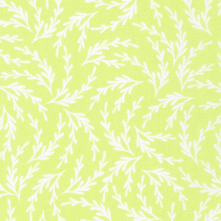 Elizabeth Hartman PAINTBOX: Foliage-Summer Pear (1/4 Yard)