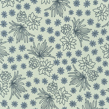 Elizabeth Hartman SUNROOM: Grey (1/4 Yard)