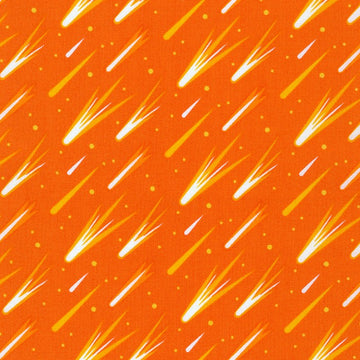 Elizabeth Hartman: Planetarium-Orange (1/4 Yard)
