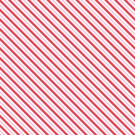 Sugar and Spice- Stripe in White (1/4 Yard)