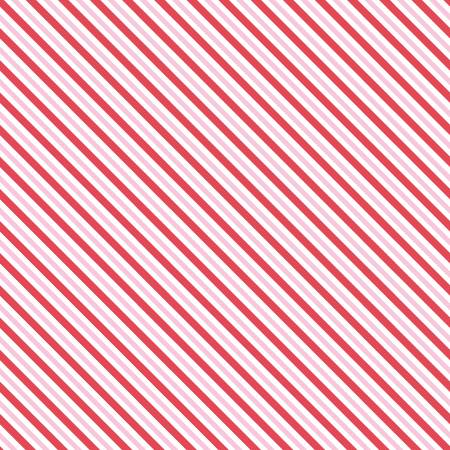 Sugar and Spice- Stripe in White (1/4 Yard)