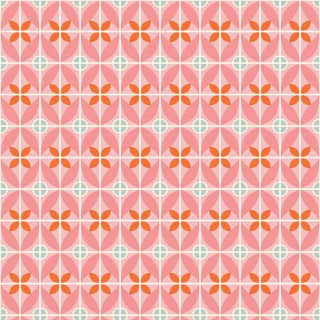 EDEN: Tile-Pink (1/4 Yard)