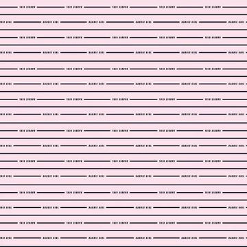 Barbie Girl: Stripe-Blush (1/4 Yard)