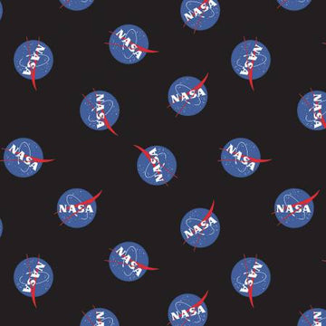 Out of this World with NASA- Black (1/4 Yard)