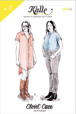 CLOSET CORE PATTERNS: Carolyn Kalle Shirt and Shirt Dress