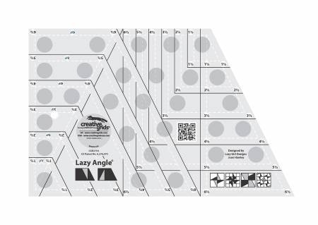 Creative Grids: Lazy Angle Quilt Ruler