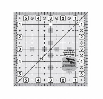 Creative Grid Basic Range 6in Square Quilt Ruler