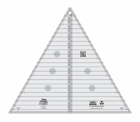 Creative Grids: 60-Degree 12.5 Triangle Quilt Ruler
