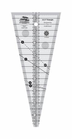 Creative Grids: 22.5-Degree Triangle Ruler