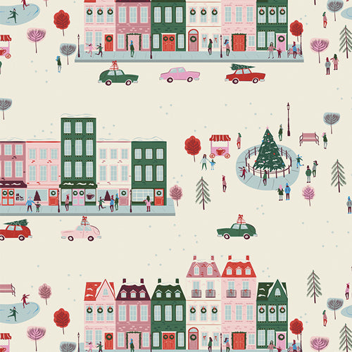 CHIRSTMAS IN THE CITY: Joyful Boulevard Day (1/4 Yard)