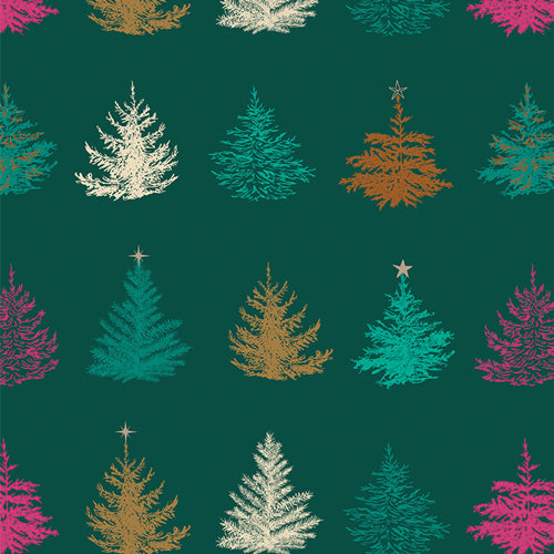 CHIRSTMAS IN THE CITY: Christmastime Glow Metallic (1/4 Yard)