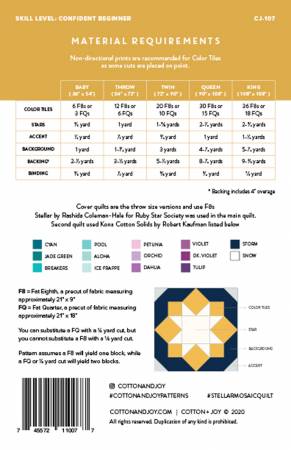 Cotton + Joy Patterns: Stellar Mosaic Quilt