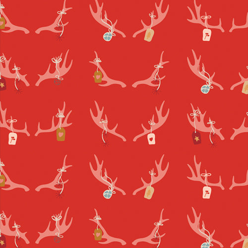 COZY & MAGICAL : Cheerful Antlers (1/4 Yard)